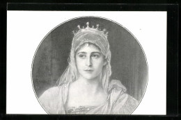 AK Portrait Maria Fjodorowna Von Russland Mit Diadem  - Familles Royales