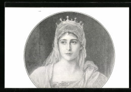 AK Portrait Von Maria Fjodorowna Von Russland Mit Diadem  - Royal Families