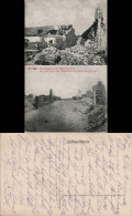 CPA Ville Aux Bois 2 Bild: Zerstörte Stadt Militaria WK1 1916 - Other & Unclassified