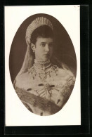 AK Maria Fjodorowna Von Russland Mit Perlenschmuck Im Portrait  - Familias Reales