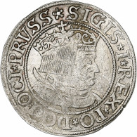 Pologne, Sigismund I, Grosz, 1533, Toruń, Argent, TTB+ - Pologne