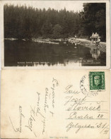 .Tschechien ŠUMAVA ČERNÉ JEZERO Holz-Verarbeitung Am See 1925 - Repubblica Ceca