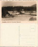 Postcard Harrachsdorf Harrachov Winterpartie In Der Stadt 1932 - Repubblica Ceca