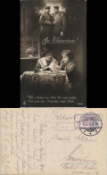 An Väterchen Soldaten Kinder WK1 Fotokunst Gel- Feldpost Ehrenbreitenstein 1916 - Guerra 1914-18