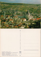 Nazareth Kirche (Church) Panorama Stadt-Teilansicht Postcard Israel 1970 - Israele