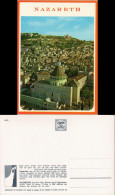 Postcard Nazareth Stadtteilansicht Panorama Postcard Israel 1975 - Israel