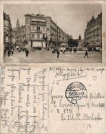 Ansichtskarte Baden-Baden Leopoldsplatz 1916   Im 1. Weltkrieg Als Feldpost - Baden-Baden