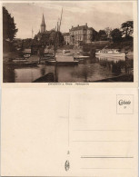 Ansichtskarte Emmerich (Rhein) Hafen Partie Bootshafen 1920 - Emmerich