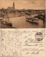 Lübeck Hafen Schiff 1918    Feldpost Gelaufen An Das Schiff SMS Lothringen - Autres & Non Classés
