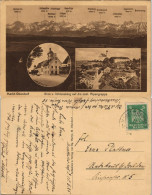Ansichtskarte Marktoberdorf 3 Bild: Alpen, Straße, Stadtpartie 1925 - Other & Unclassified
