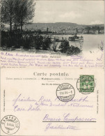 Ansichtskarte Zürich Mythenquai - Fähre 1904 - Andere & Zonder Classificatie