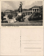 Ansichtskarte Ludwigsvorstadt-München Bavaria Mit Ruhmeshalle 1932 - Muenchen