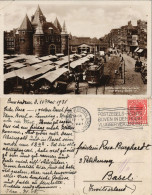 Postkaart Amsterdam Amsterdam Nieuwmarkt Mer Waag Geboux, Tram 1931 - Amsterdam