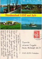 Ansichtskarte List Auf Sylt Mehribldkarte Mit 4 Foto-Ansichten 1983 - Autres & Non Classés