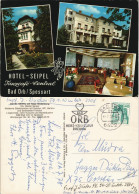 Bad Orb HOTEL SEIPEL Mit Haus Hindenburg Tanz-Café Central Mehrbild-AK 1976 - Bad Orb