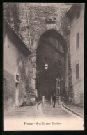 Cartolina Perugia, Arco Etrusco Ercolano  - Perugia