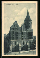 AK Königsberg I. Pr., Dom Mit Strasse  - Ostpreussen