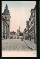 AK Ansbach, Marktplatz Mit St. Johannis Und St. Gumbertuskirche  - Ansbach