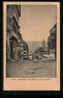 AK Hall, Klostergasse Und Blick Auf Das Rathaus  - Other & Unclassified