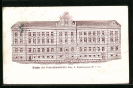 Künstler-AK Wien, Kloster Der Franziskanerinnen, Hartmanngasse 7-11  - Sonstige & Ohne Zuordnung