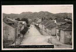 AK Cetinje / Cettigne, La Rue Principale  - Montenegro