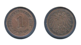 Allemagne  1 Pfennig  1893 F, Type 2, KM#10, Deutsches Reich, - 1 Pfennig