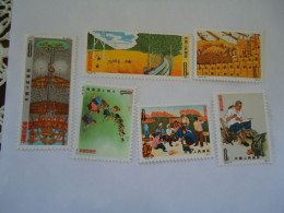CHINA MNH SET 6 1974 HUHSIEN PAINTINGS - Andere & Zonder Classificatie