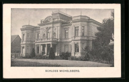 AK Michalovice, Schloss Michelsberg Mit Park  - Czech Republic