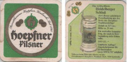 5001741 Bierdeckel Quadratisch - Hoepfner Pilsner - Porzellankrug - Beer Mats
