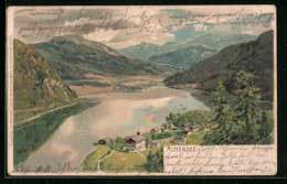 Künstler-AK Edward Theodore Compton: Achensee, Blick Auf Dorf, See Und Gebirge  - Andere & Zonder Classificatie