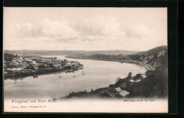 AK Wanganui, Ortspartie Mit Fluss  - Nieuw-Zeeland