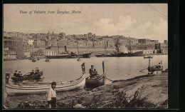AK Valletta, View Of Valletta From Senglea  - Malte