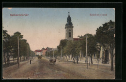AK Szekesfehervar, Szechenyi-utca  - Hongarije