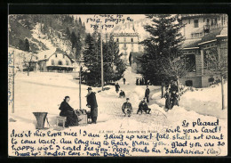 AK Les Avants, Aux Avants En Hiver, Hotel De Jaman  - Autres & Non Classés