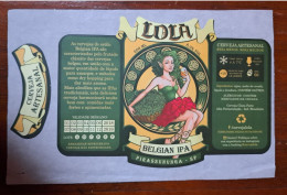 CRAFT BEER LABEL/BEAUTIFUL WOMAN PIN UP #001 - Bière