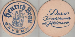 5007232 Bierdeckel Rund - Heurich - Sous-bocks