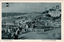 Cranz Selenogradsk (Зеленоградск) Strandpromenade - Blick Von Der Lesehalle 1935 - Russie