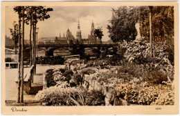 Innere Altstadt-Dresden Dresden Vor Der Zerstörung, Elbweg Neustädter Seite 1956 - Dresden