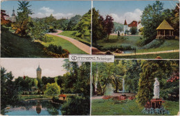 Lutherstadt Wittenberg 4 Bild: Parkansichten - Häuschen, Wege Und Pavillon 1922  - Other & Unclassified