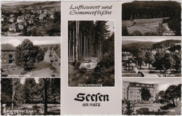 Seesen Mehrbild: Laufenthaler Straße, Jahnstraße, Jacobsonstraße, Eickmühl, Kurpark 1965  - Seesen