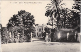 Algier دزاير Entree Palais D'Éte Du Gouverneur/Sommerpalast Des Gouvernuers 1922 - Algerien