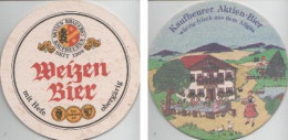 5000465 Bierdeckel Rund - Kaufbeurer Aktien-Bier Weizen Bier - Beer Mats