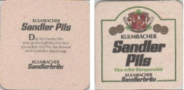 5002716 Bierdeckel Quadratisch - Kulmbacher Sandler Pils Sandlerbräu - Beer Mats