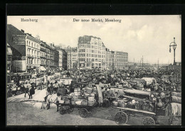 AK Hamburg, Der Neue Markt, Messberg  - Mitte