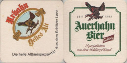 5004239 Bierdeckel Quadratisch - Auerhahn - Bierdeckel