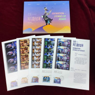 CHINA 2024-10 COMIC-STORY OF Avanti 5 Sheets Booklet - Neufs