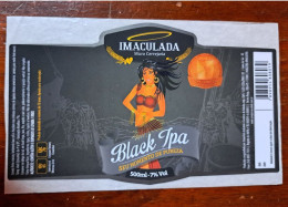 CRAFT BEER LABEL/BEAUTIFUL WOMAN PIN UP #012 - Bière