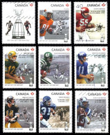 Canada (Scott No.2568-76 - Canadian / Fottball / Canadian) (o) Adhesif Set Of 9 - Used Stamps