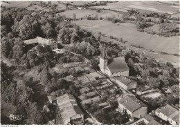 Z29- 39) MONTFLEUR (JURA) VUE AERIENNE DE L' EGLISE - (2 SCANS) - Other & Unclassified