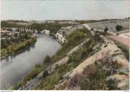 Z29- 24) LIMEUIL (DORDOGNE) LA DORDOGNE ET LA  ROUTE TOURISTIQUE - (COULEURS - OBLITERATION DE 1961 - 2 SCANS - Autres & Non Classés